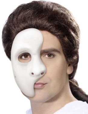 Fancy Dress Mask - Phantom Half Face Mask